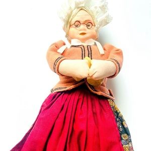 Vintage Dutch “Grandma” Doll
